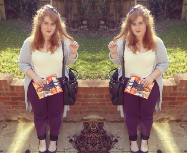 plus size purple jeans