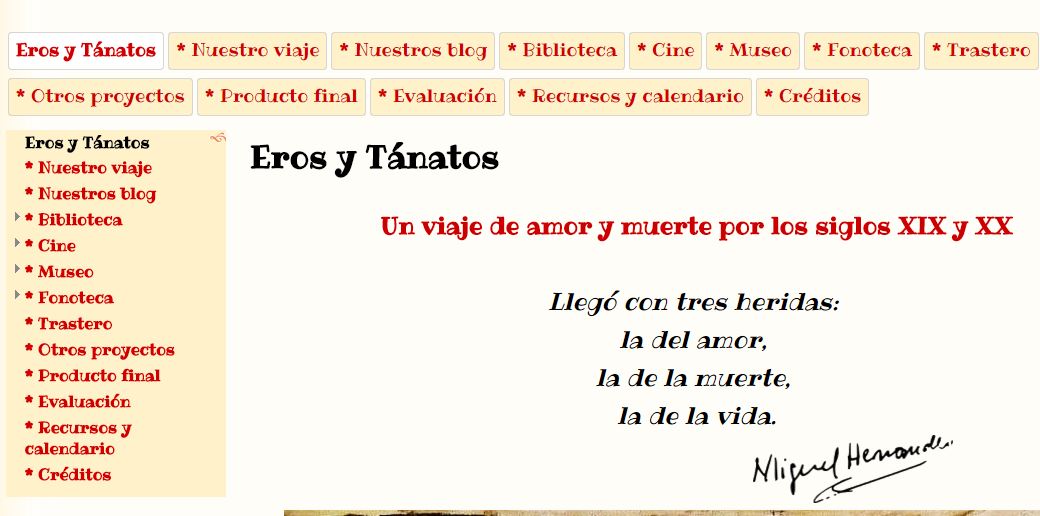 EROS Y TANÁTOS