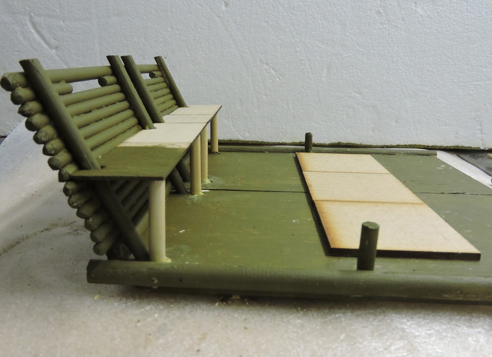 Making a floating mortar platform 2 Warfare Miniatures USA