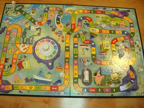 k box the game of life spongebob squarepants edition