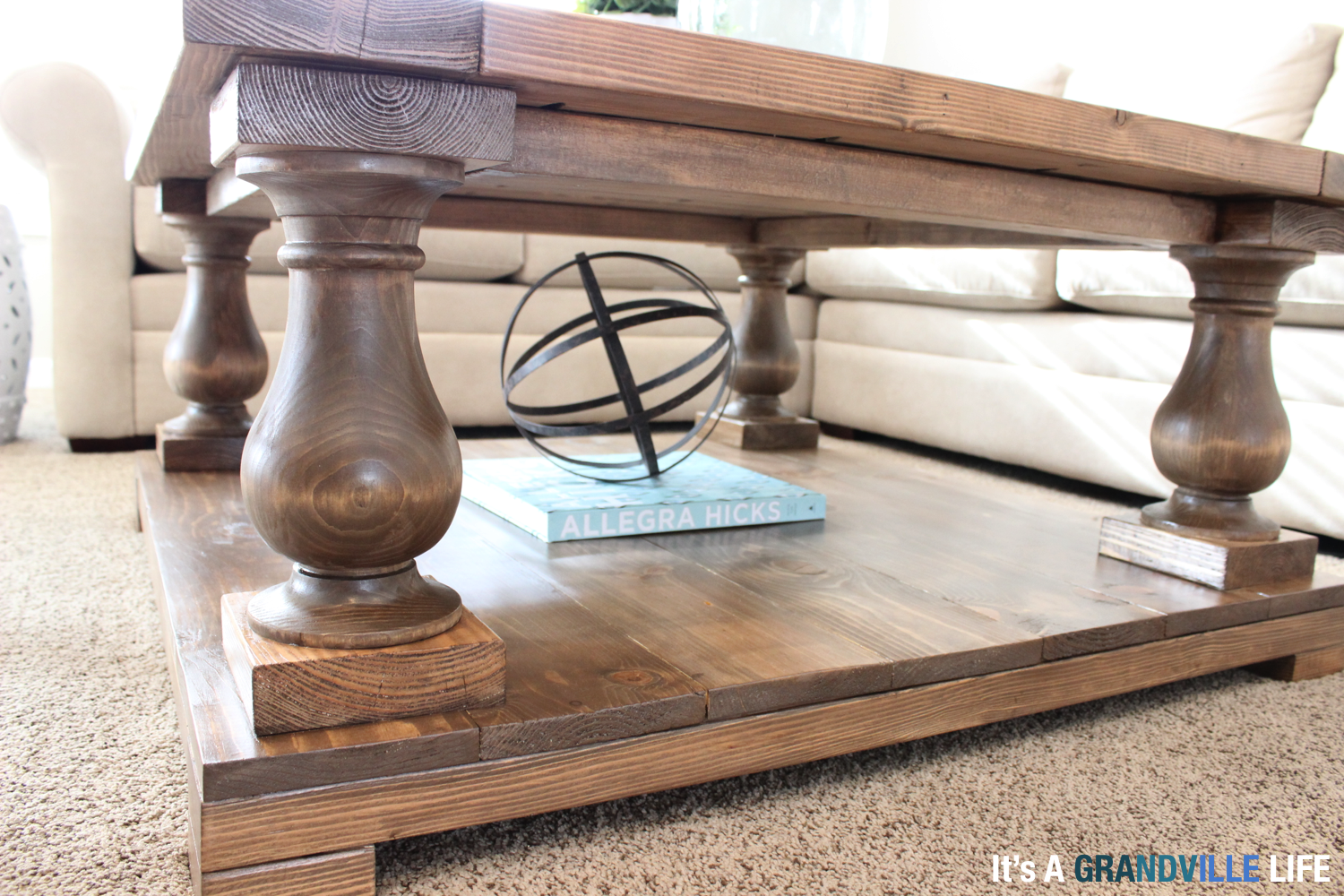 It S A Grandville Life Diy Balustrade Coffee Table