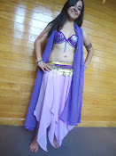vestuario lila danza arabe