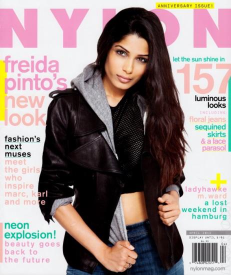 Freida Pinto on the Cover of Nylon Magazine (US) - Freida Pinto on the Cover of Nylon Magazine 