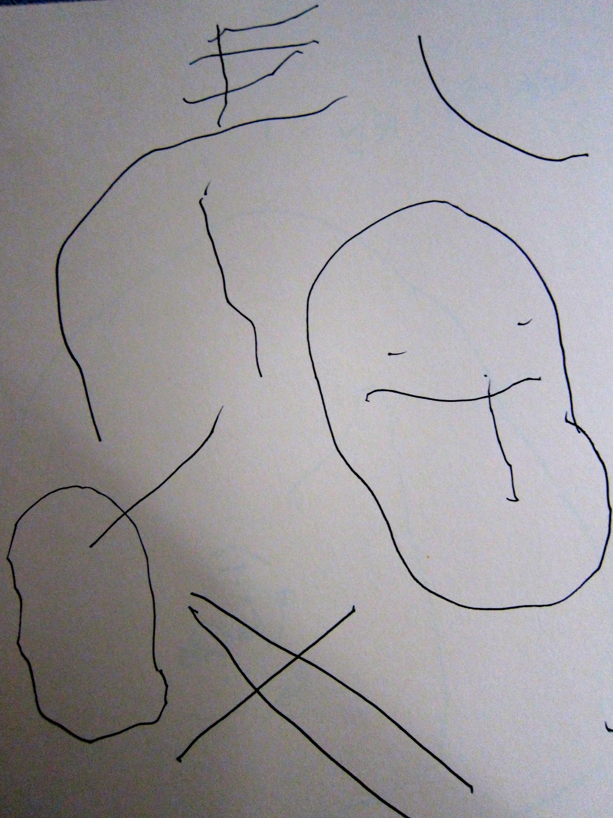 Pondering Preschool How do three year olds write?