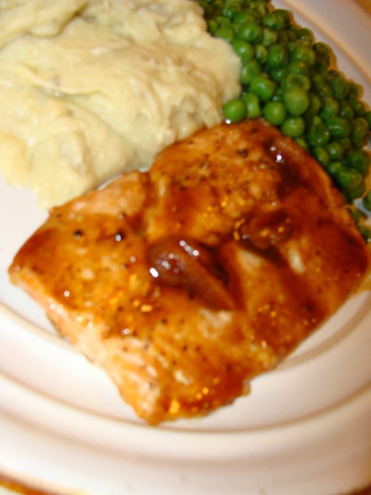 Just Cooking Pecan Glazed Broiled Salmon