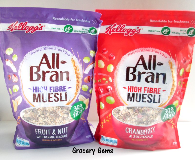 Grocery Gems Review Kellogg's AllBran High Fibre Muesli
