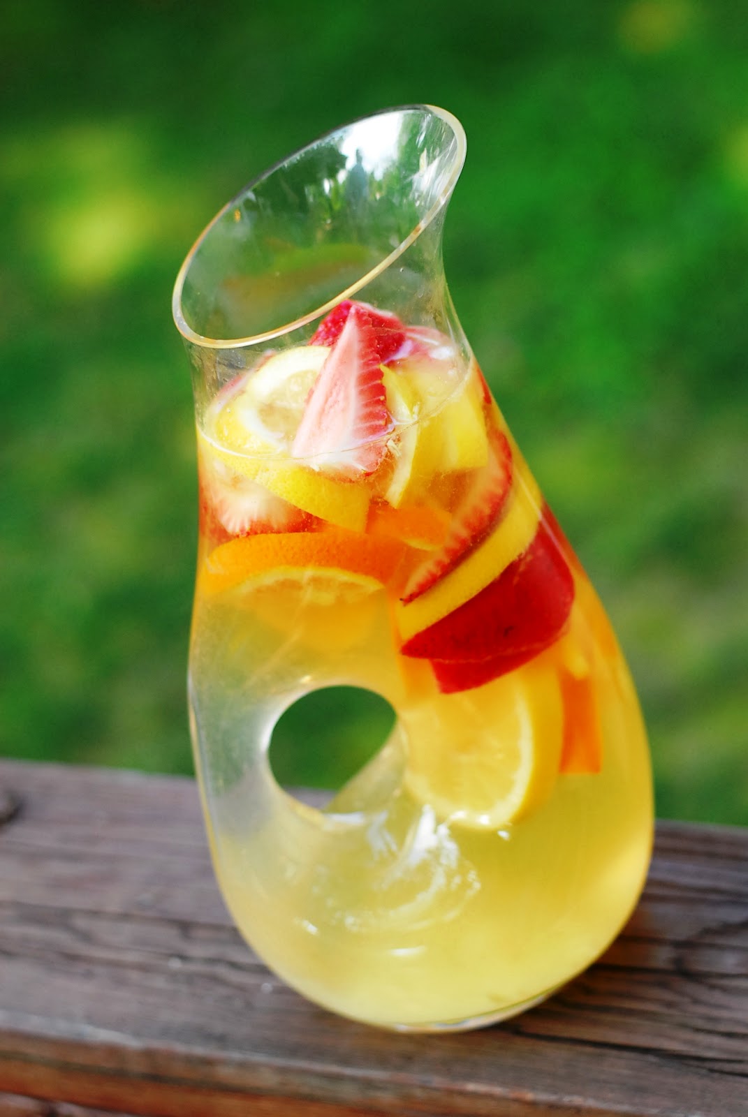 Cooking With Wine (In A FishbowlSized Glass) Summer White Wine Sangria