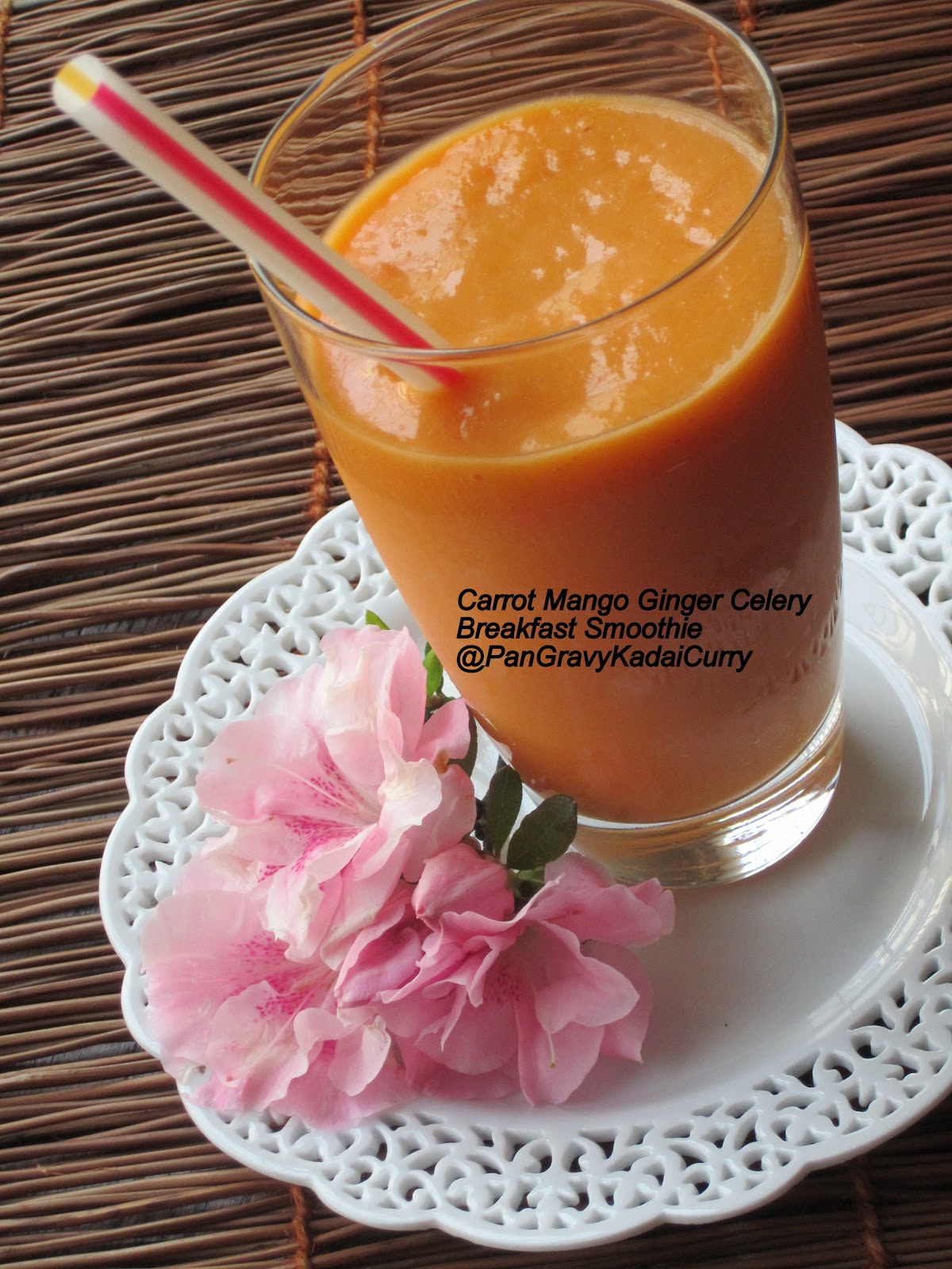Pan Gravy Kadai Curry Carrot Mango Ginger Celery Breakfast Smoothie