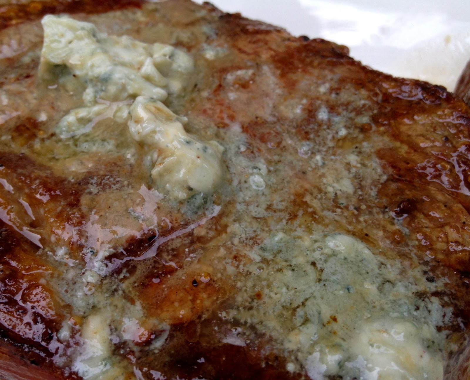 Blue Cheese Butter on Ribeye Steaks A Southern Soul