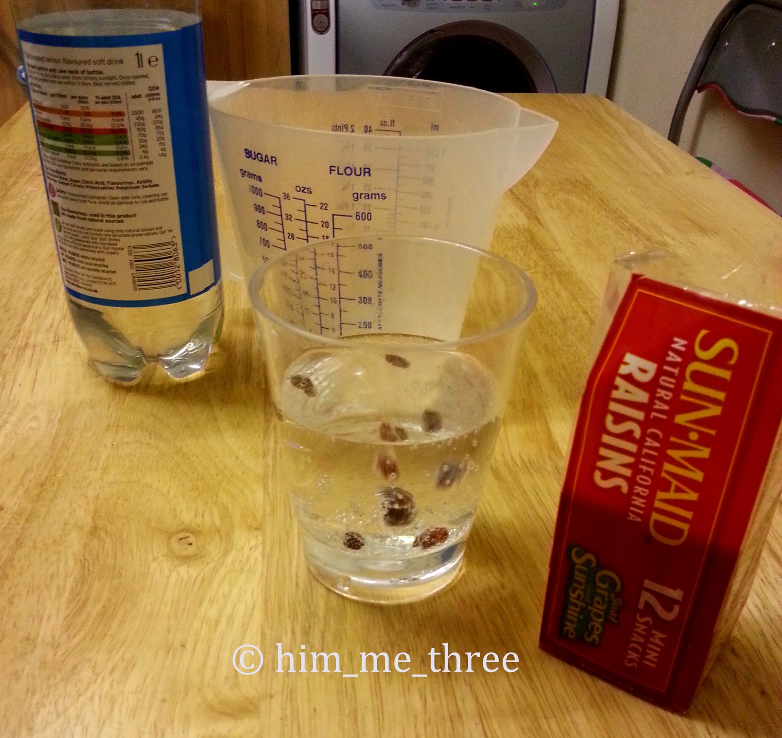 Him, me & three Dancing Raisins