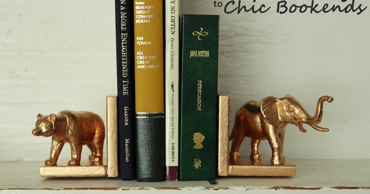 smartgirlstyle DIY Animal Bookends