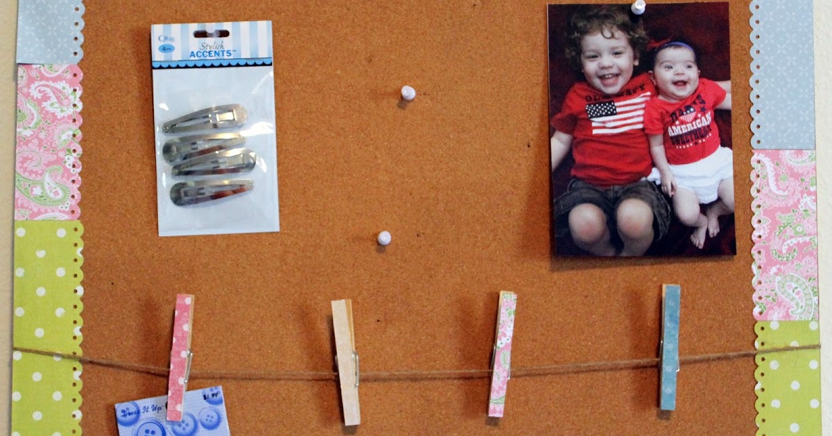 Destination Craft Cork Board Make Over