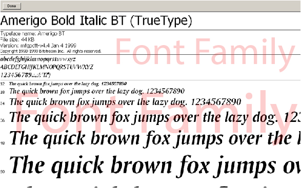 Download free Amerigo Md BT Medium font