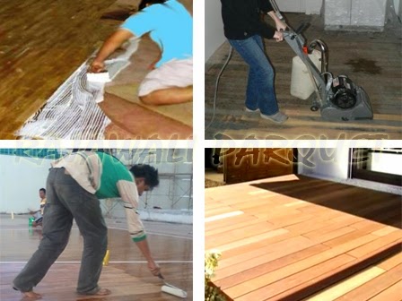 Memasang lantai kayu