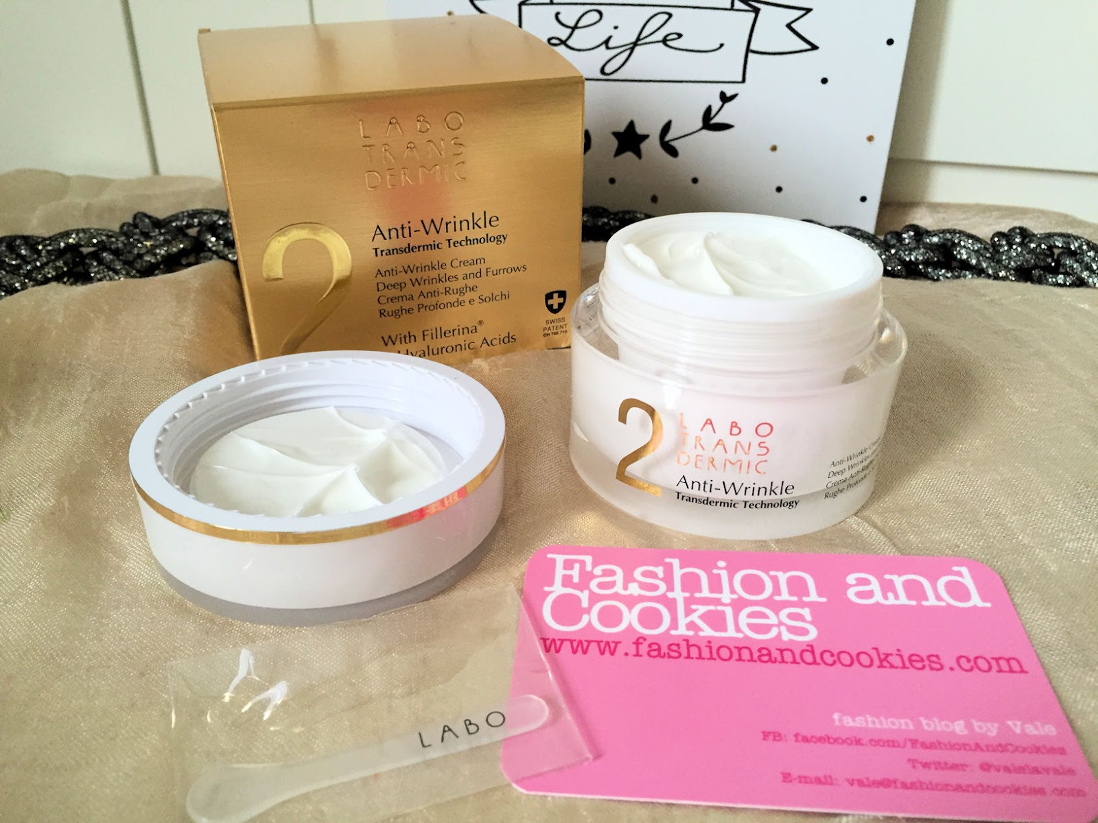 Labo Suisse Transdermic anti-wrinkle cream and eye contour cream review on Fashion and Cookies beauty blog, beauty blogger