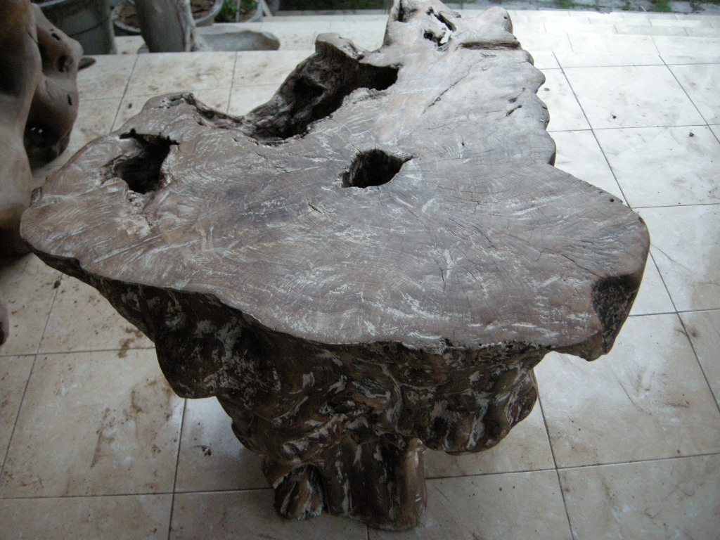 IndoGemstone Tree Stump Table