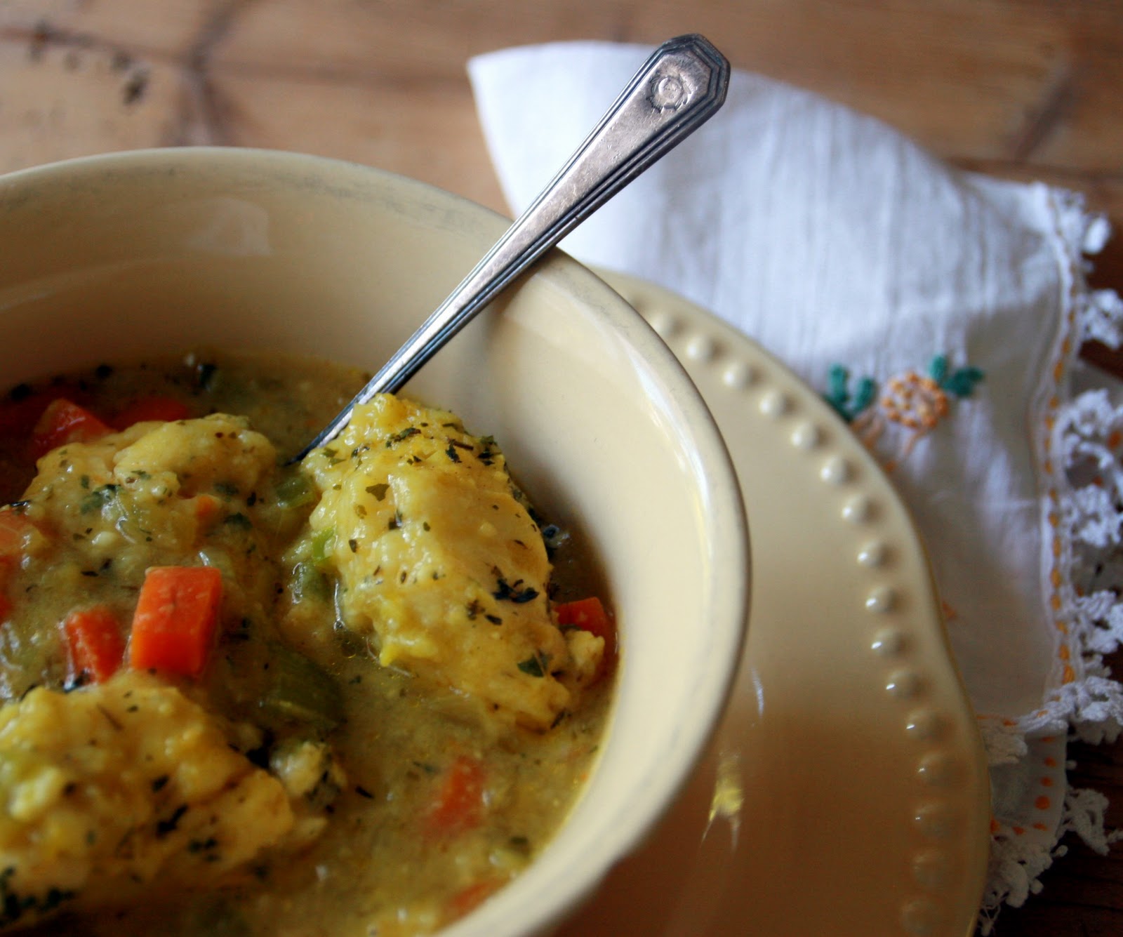 Cooking with Chopin, Living with Elmo "Vegetarian" Chicken & Dumplings