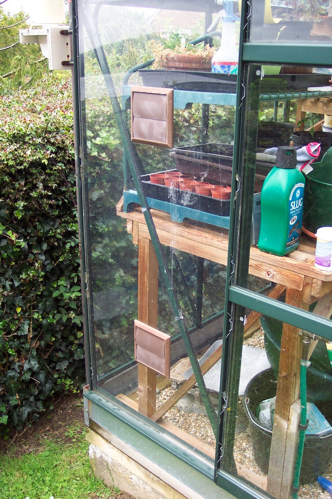 Grumpy gits and useful tips TIPS FOR SECURING GREENHOUSE PANES IN WIND