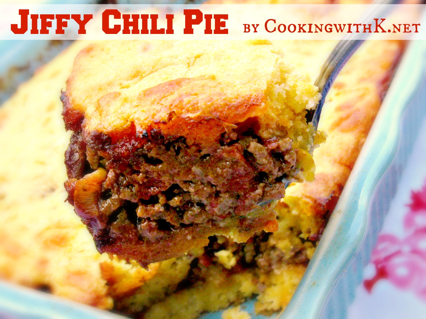 Cooking with K Jiffy Chili Pie {Simply amazing how easy it is to make