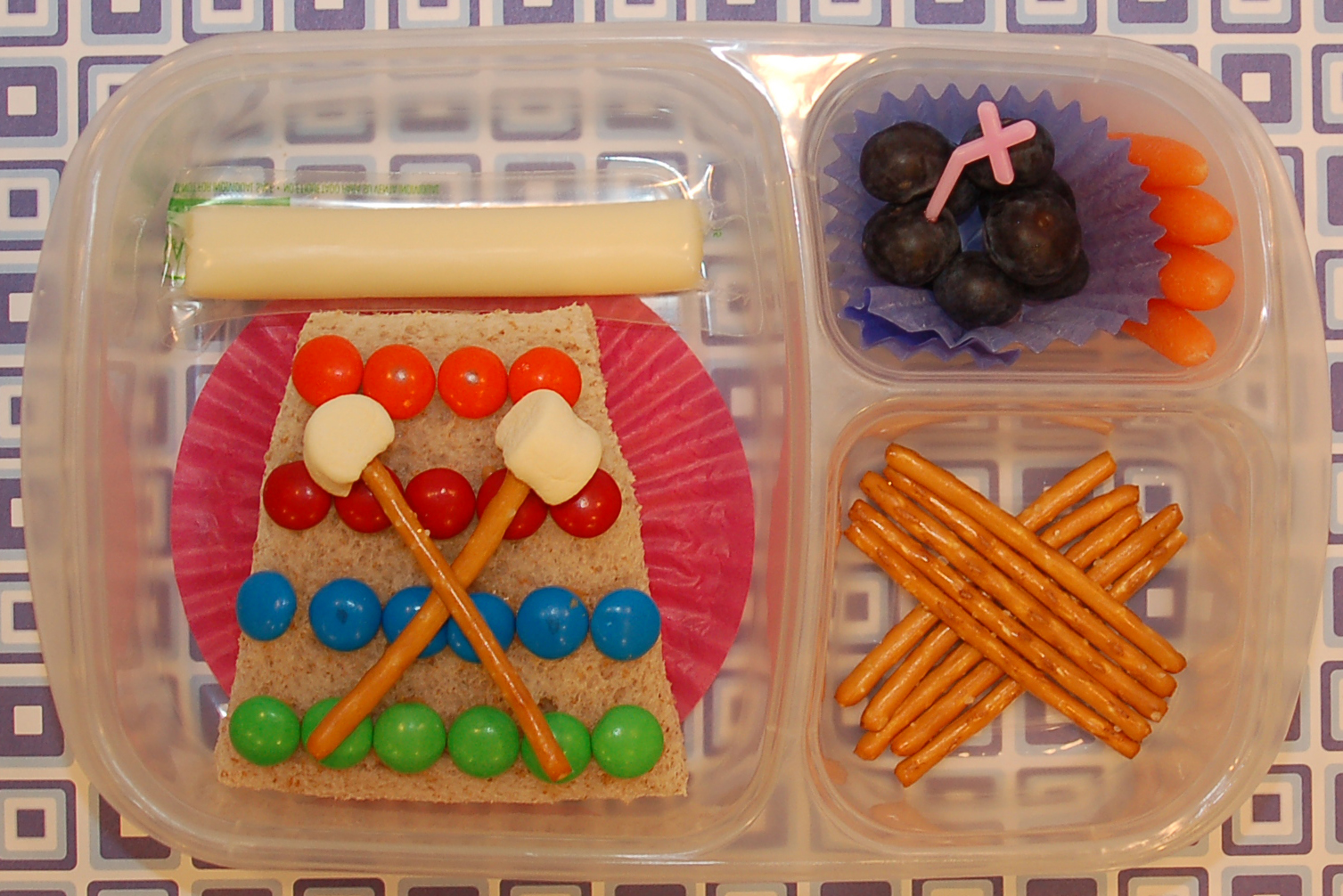 Cookie Cutter Lunch Letter of the week... X