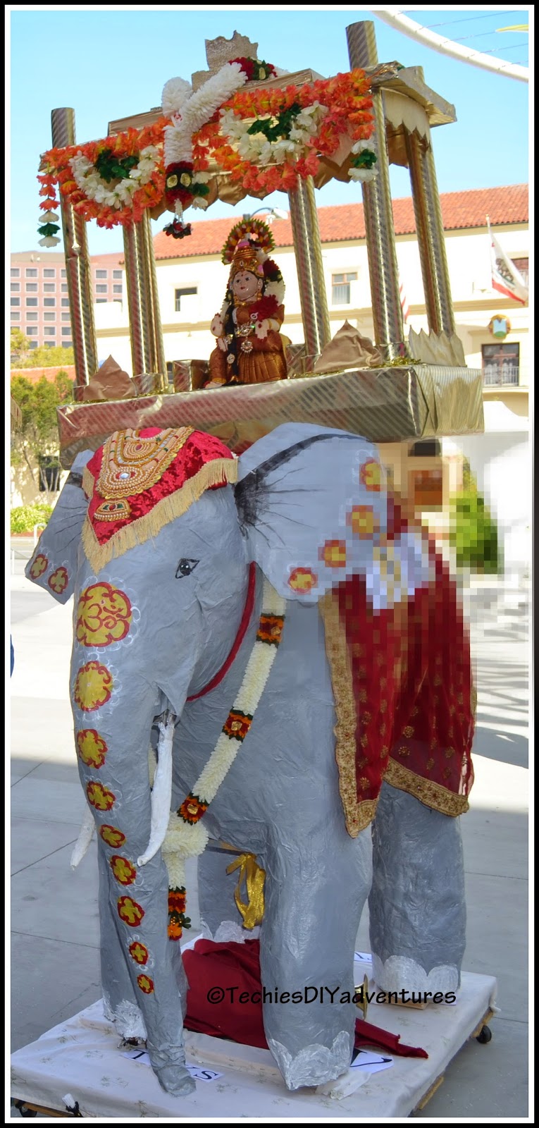 Tutorial on how to make paper mache elephant (almost life size