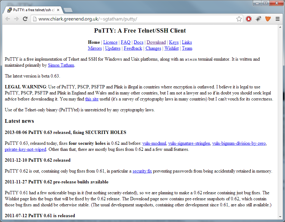 Flowstopper Tabs and Saved Session Folders for PuTTY