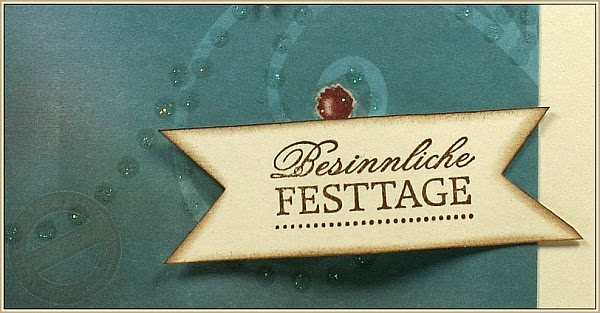 Weihnachtskarte mit Stern