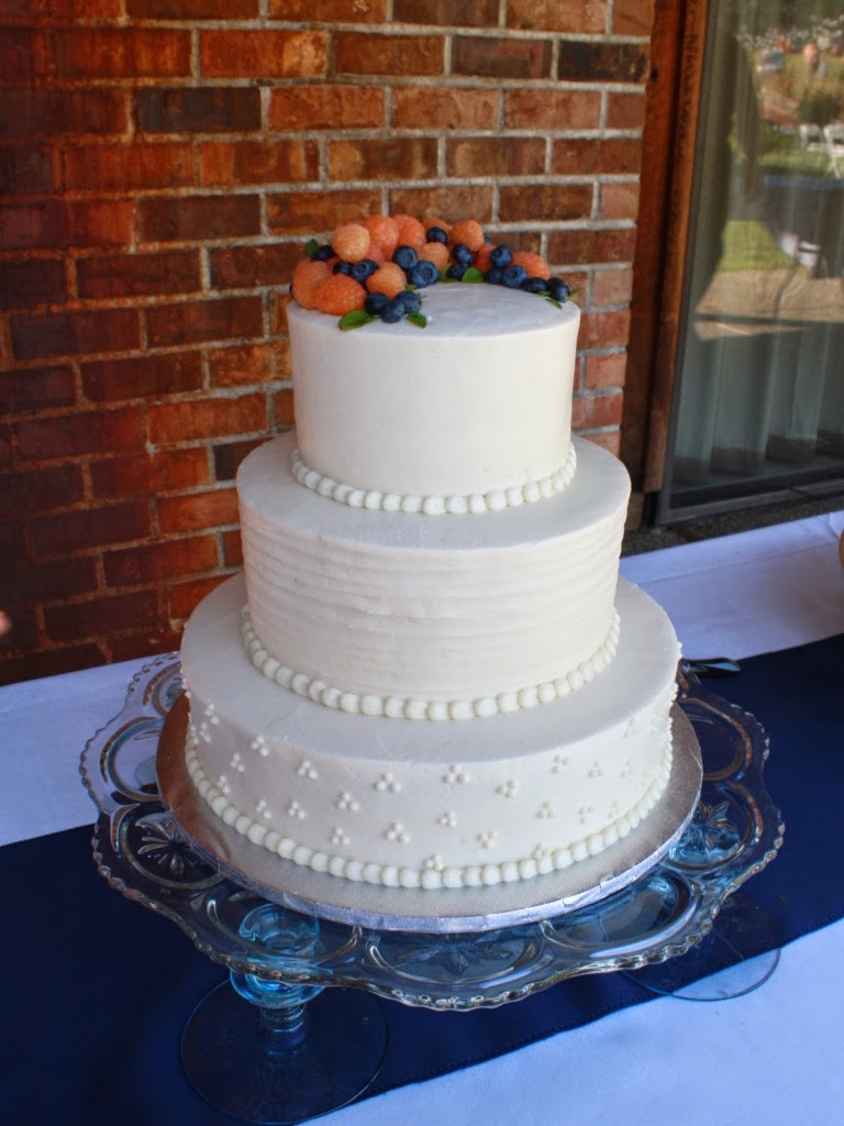 Party Cakes 3Tier Rustic Wedding Cake