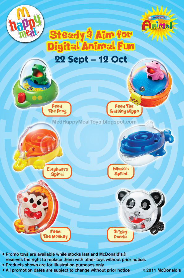 McD Happy Meal “Digital Animal Fun” toys – Happy Meal Toys