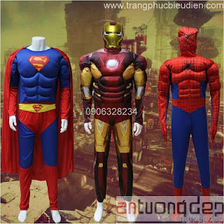 bán thuê trang phục siêu anh hùng