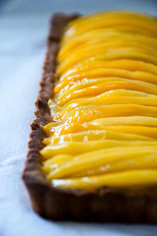 Mango & Vanilla Bean Tart