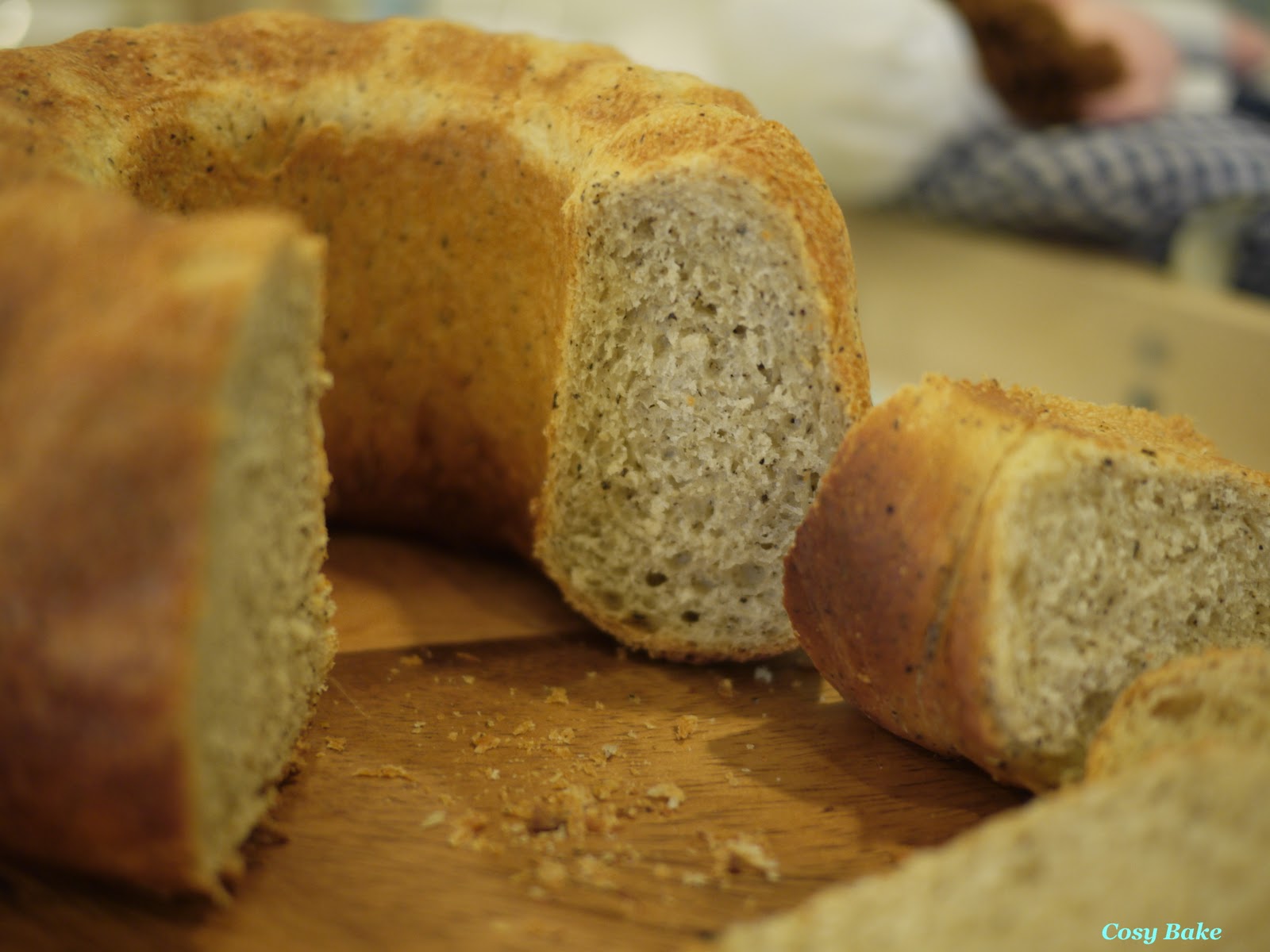 Cosy Bake Early Grey Bread & Corn Log Bread.