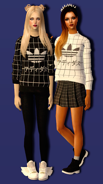 одежда -  The Sims 2. Женская одежда: повседневная. Часть 3. - Страница 49 Grids-AF1