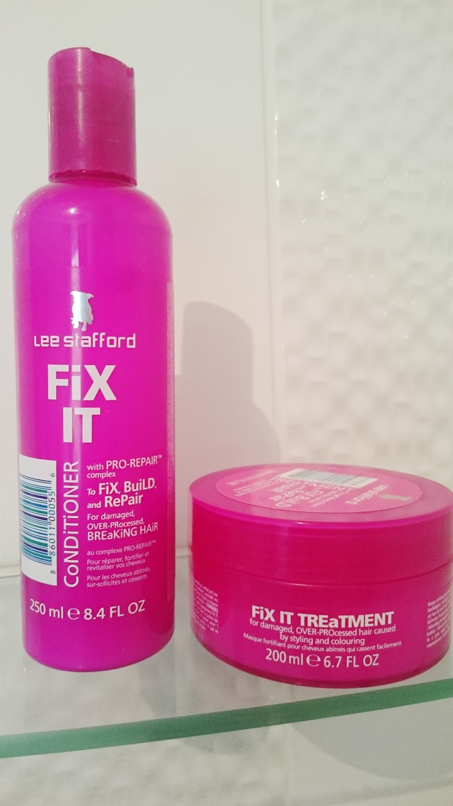 Break The Standard Lee Stafford 'Fix It' Hair Care.