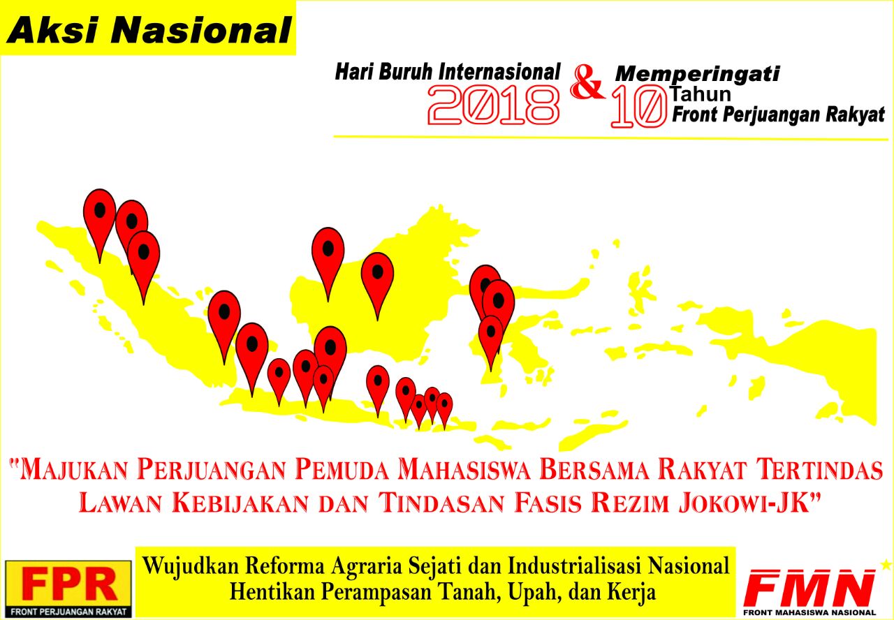 Front Mahasiswa Nasional Fmn Siap Aksi Massa May Day 2018 Untuk