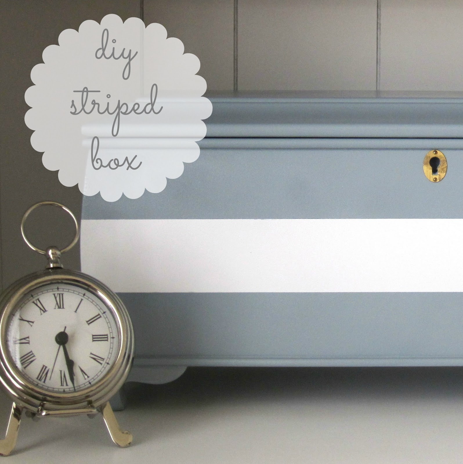 this is happiness diy project {painted box}
