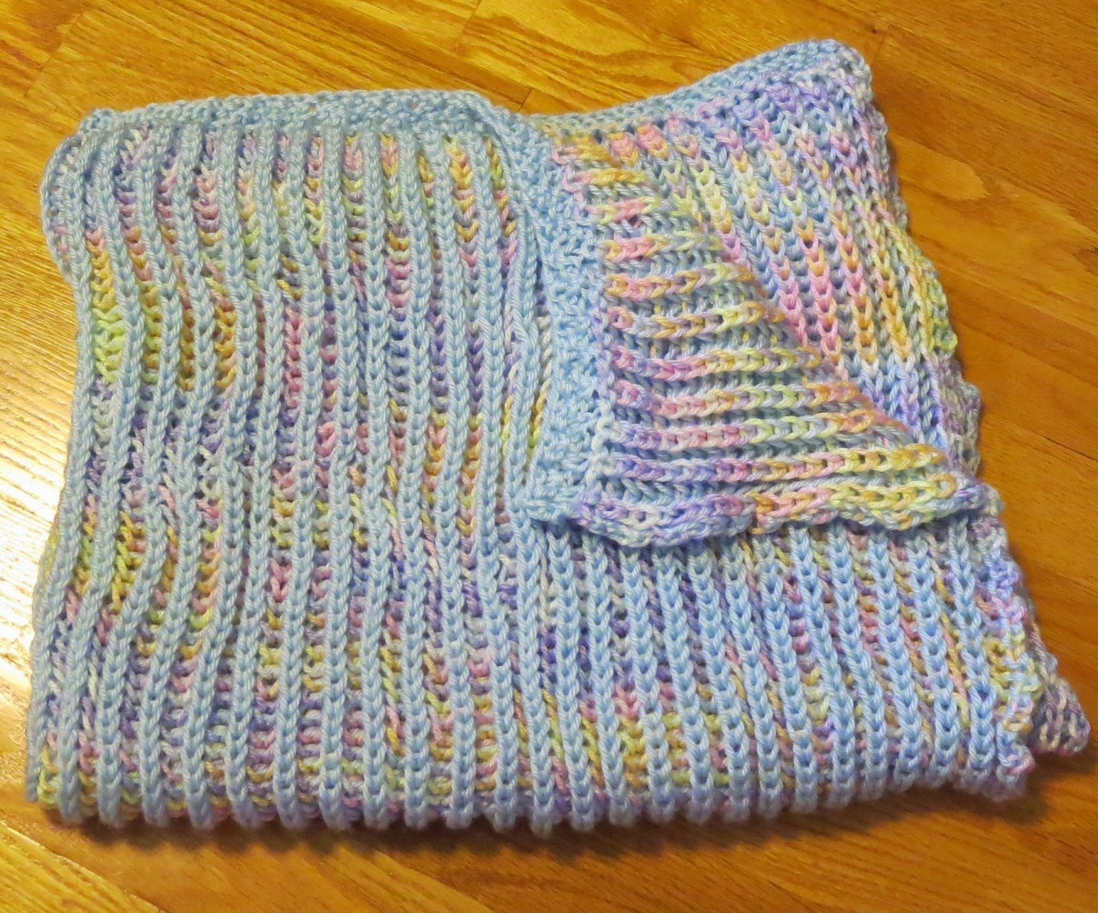 Aunt Lola's DIY Blog Shaker Stitch Baby Blanket