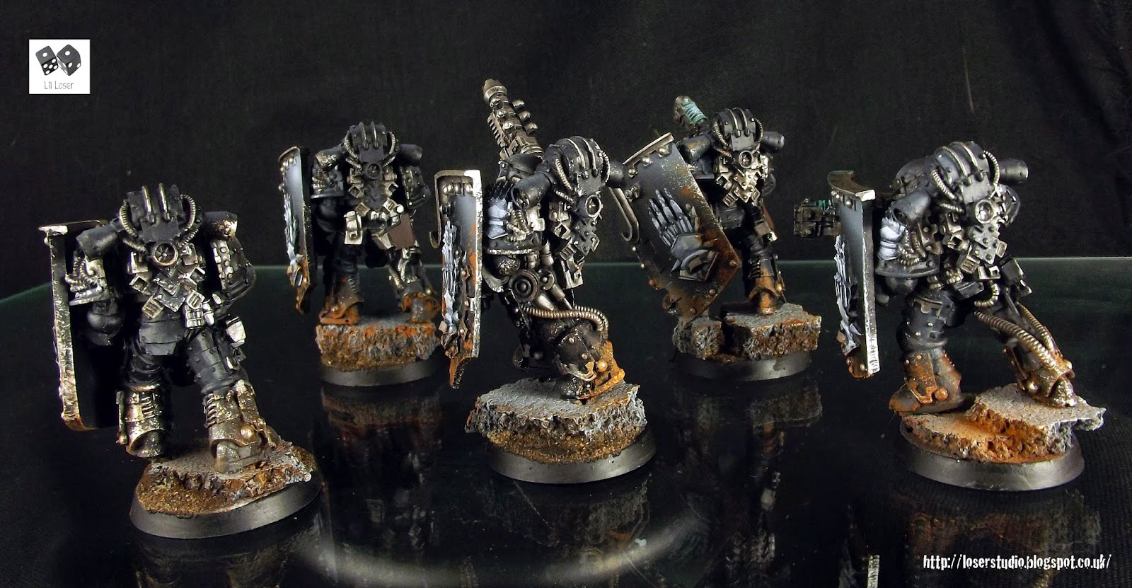 Iron Hands Medusan Immortals Breacher Squad Commission