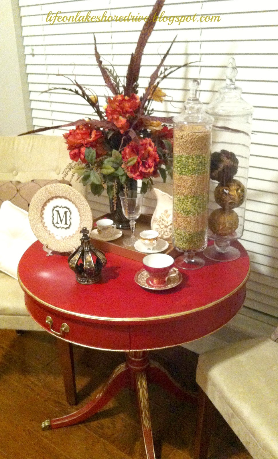 ASCP Emperor's Red Table Makeover Life on Lakeshore Drive