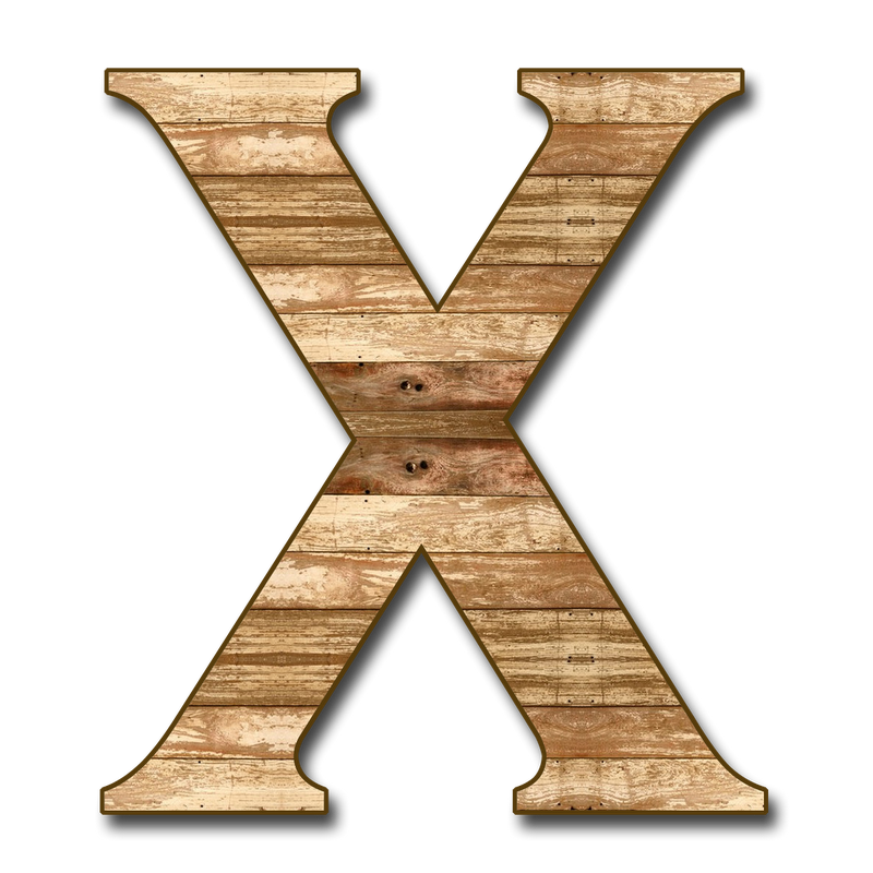 GRANNY ENCHANTED'S BLOG "Wood Slat" PNG Free Scrapbook Letters