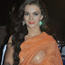Amy Jackson :Amy Jackson Latest Hot HD Stills in Orange Saree (Photos/Pics/Images) on BOLLYWOODADDAA