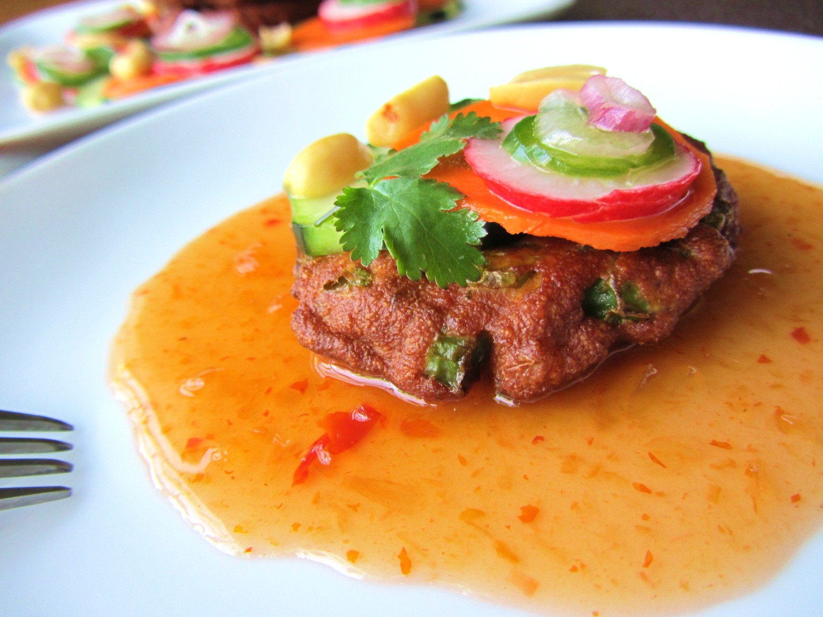 Let's eat......simple! Thai Tuna Fish Cakes and Cucumber/Carrot Relish