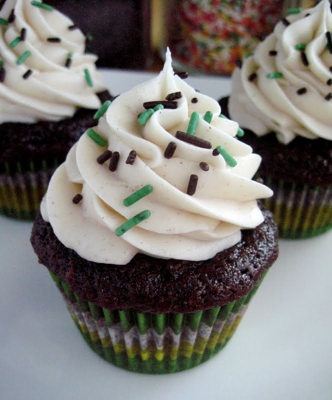 Chocolate Zucchini Cupcakes with Cinnamon Buttercream Your Cup of Cake