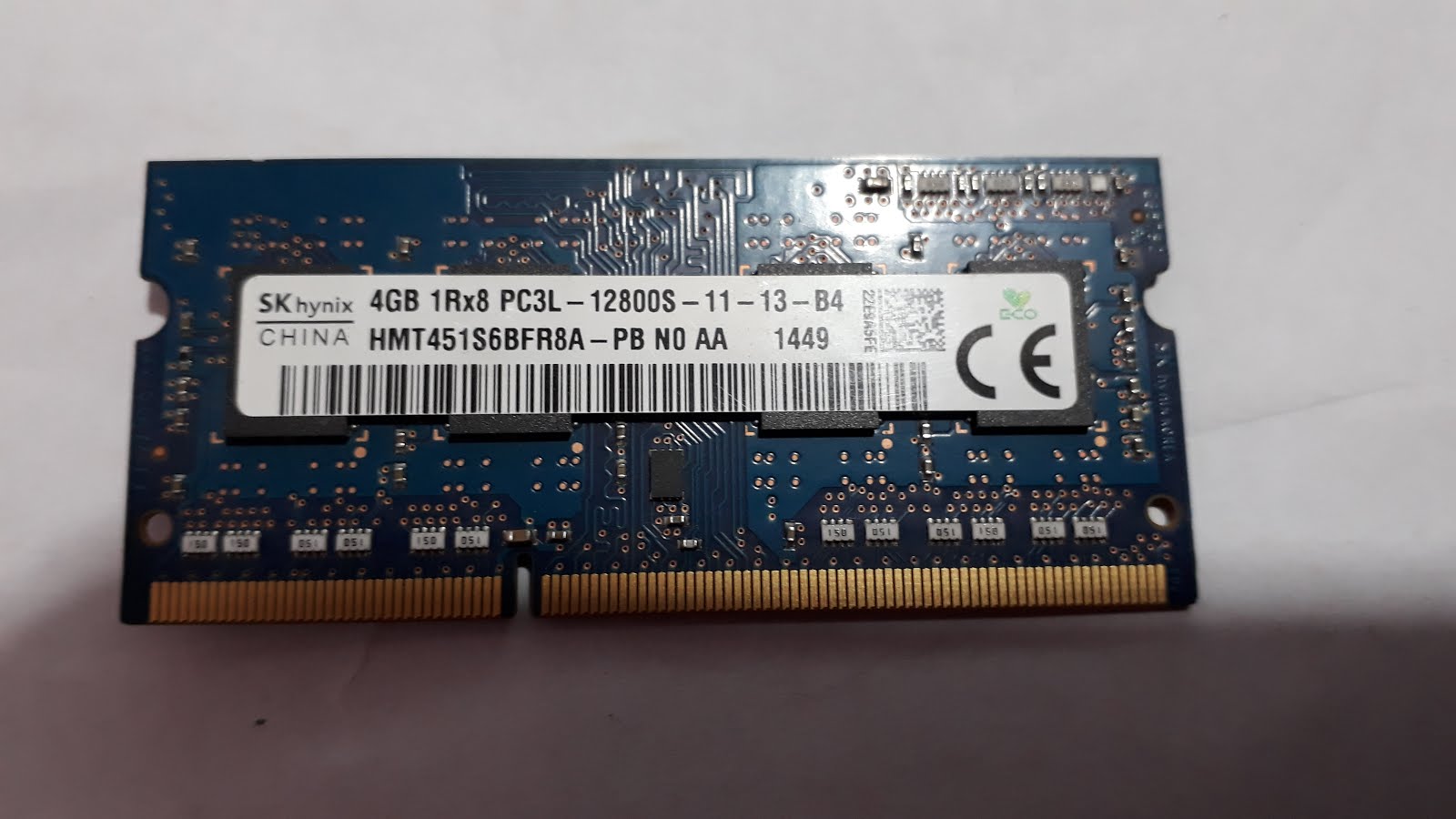 MEMORIA RAM PARA LAPTOP 4 GB. 288 BS.