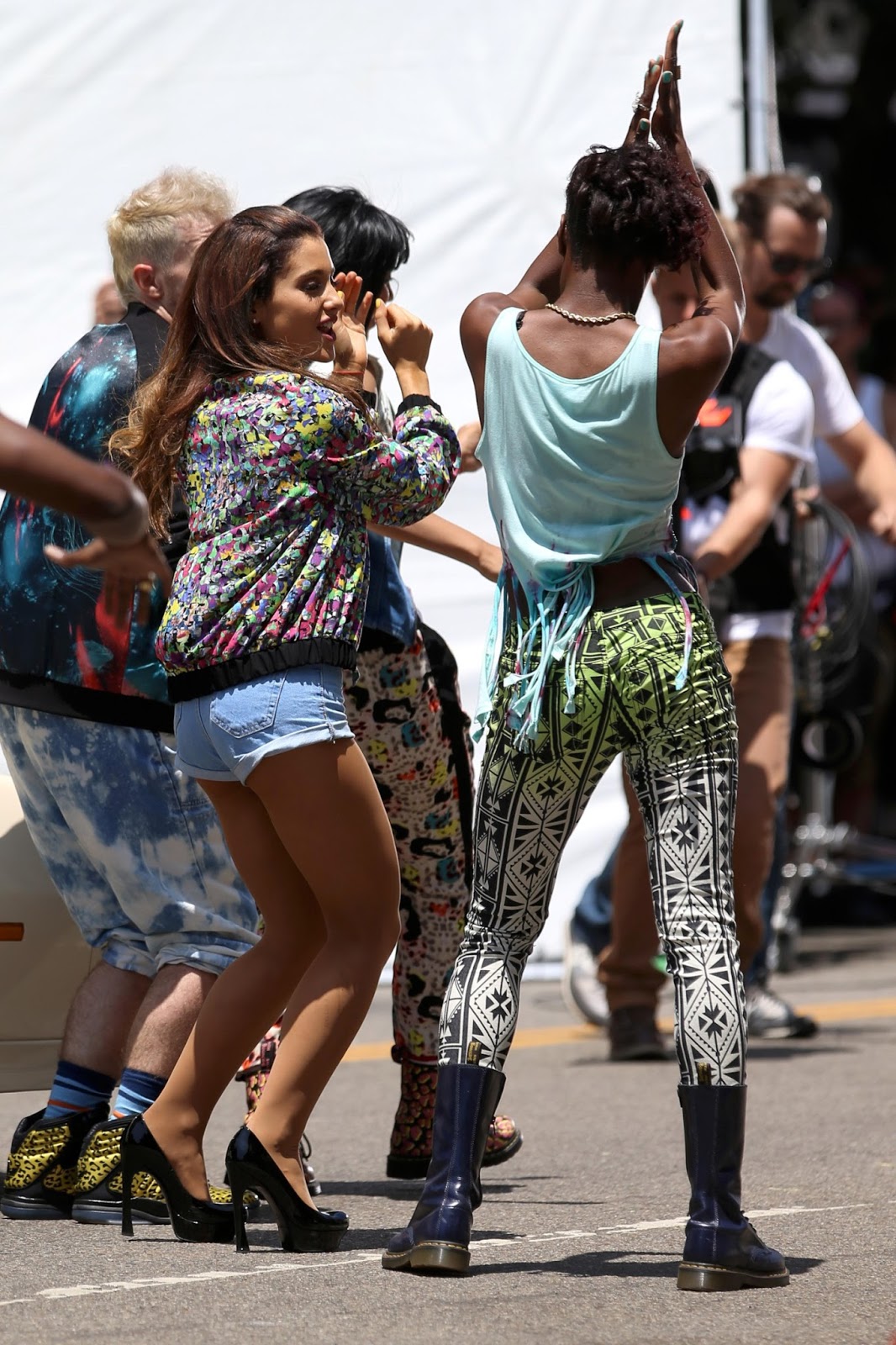 Ariana Grande on “Baby I” Music Video Set in Los Angeles ...