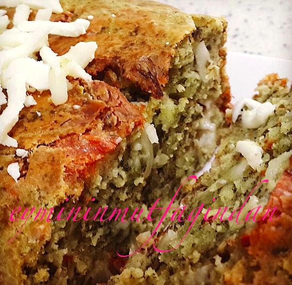 Emel�in Mutfağı Mozarella Peynirli Ispanaklı Tuzlu Kek