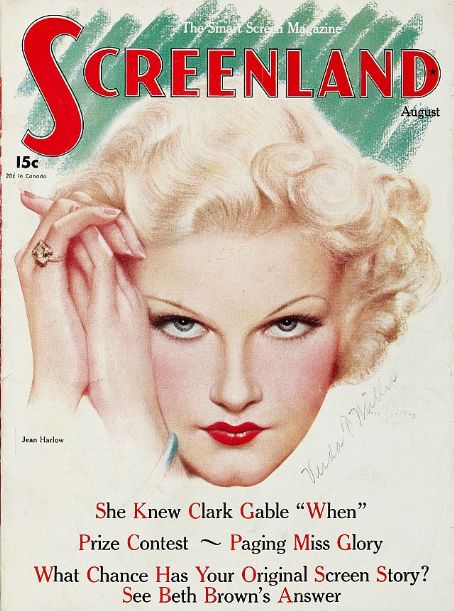 Harlow was considered the first platinum blonde of the silver screen