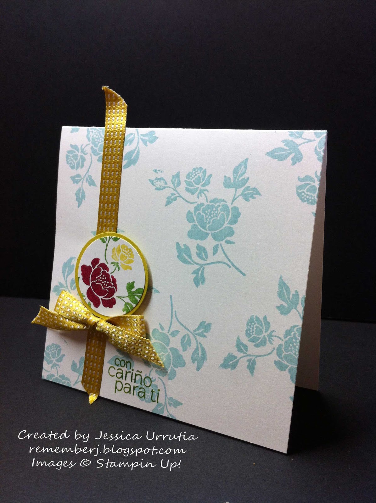 Stamp a Blessing Spotlight Technique with Stampin'Up!