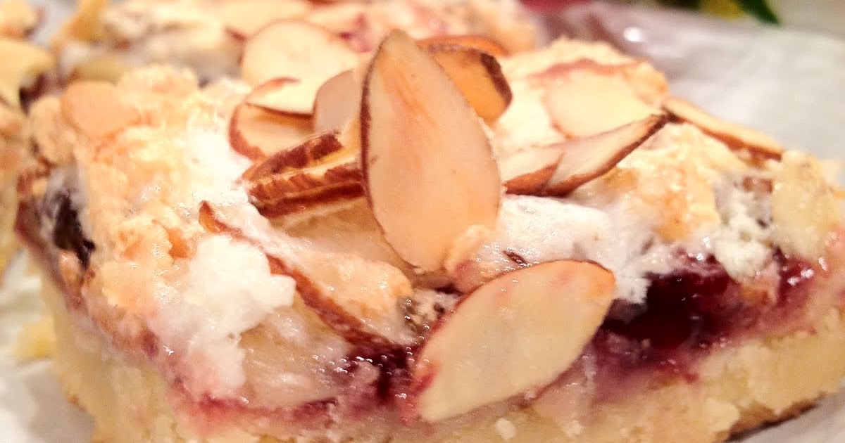 The Purple Martin Swedish Raspberry Almond Bars Recipe