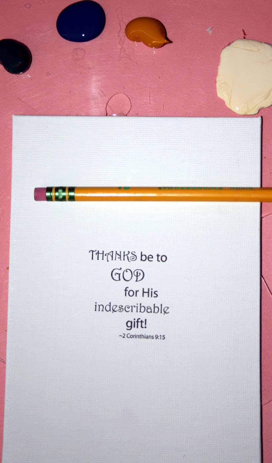 inspired stamps...the blog Pencil Eraser Painting HowTo on Canvas!